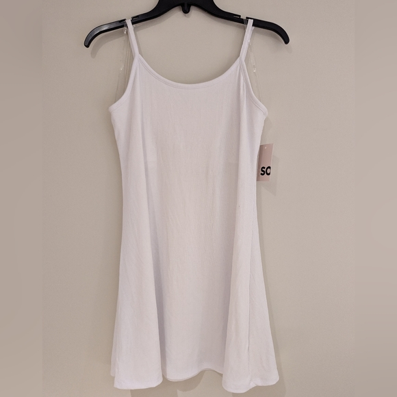 SO Dresses White Fit Flare Cami Tank Dress Poshmark